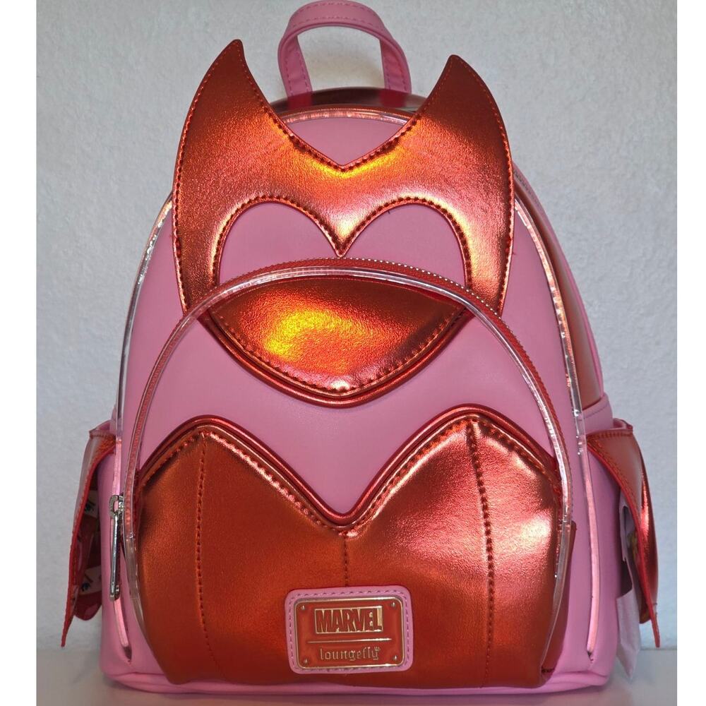 Loungefly Marvel Scarlet Witch Wanda Cosplay Light-Up Mini Backpack | NWT
